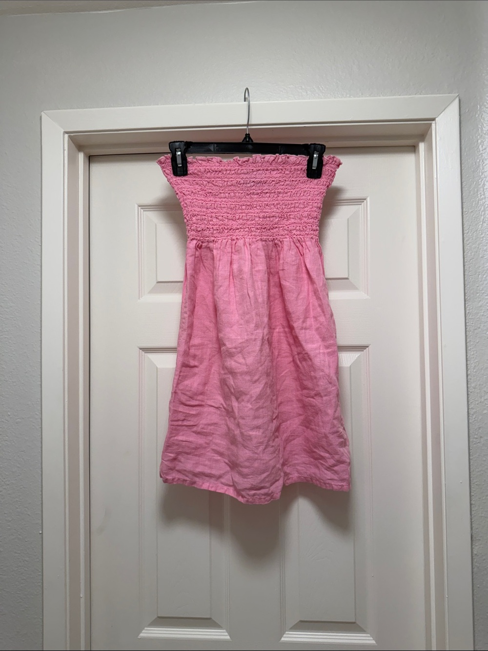 Juicy Strapless Pink Smocked Sundress